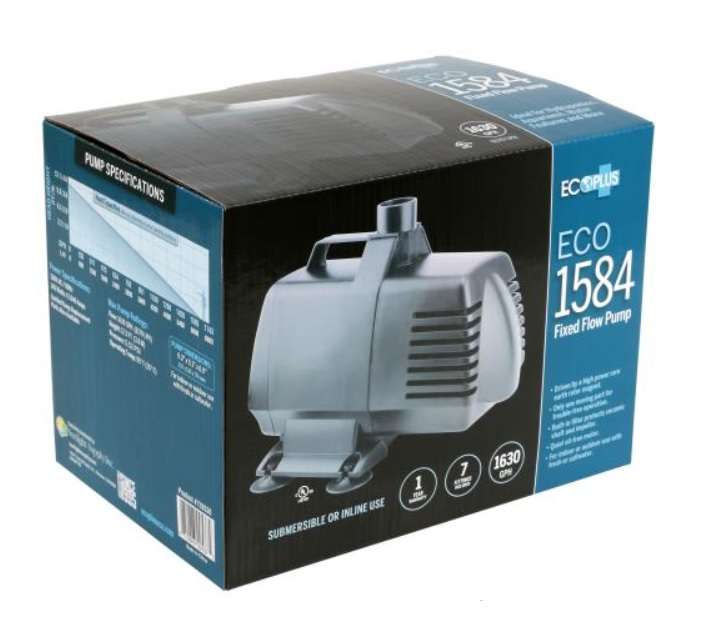 EcoPlus Eco 1584 Fixed Flow Pump 1638 GPH GPH