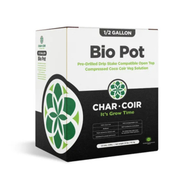 Char Coir BioPot (1/2 Galón)
