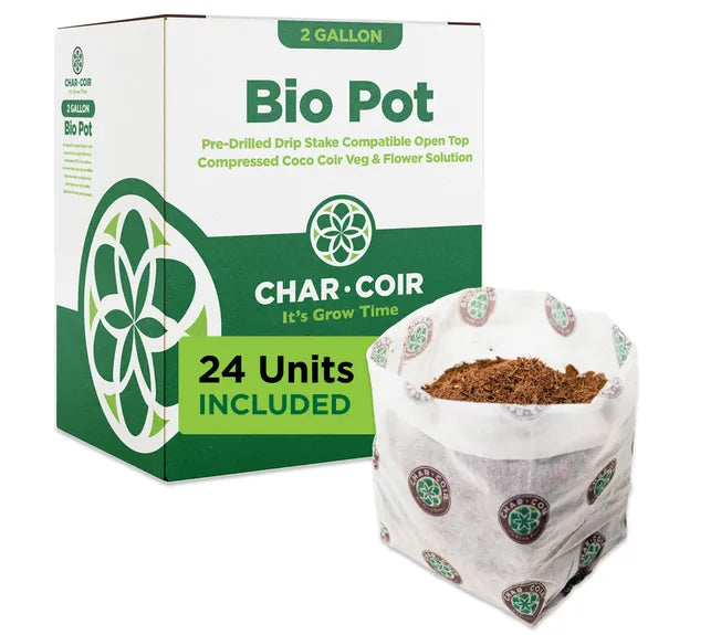 Char Coir BioPot (2 Galones)