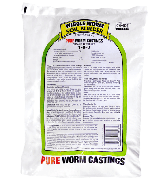 Wiggle Worm Pure Worm Castings