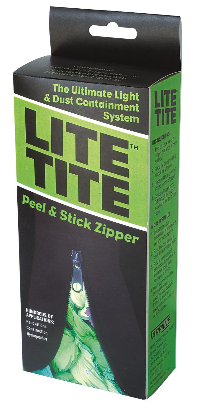 Lite Tite Peel & Stick Zipper