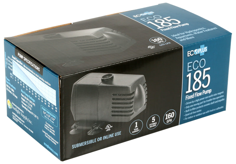 EcoPlus Eco 185 Fixed Flow Pump 158 GPH