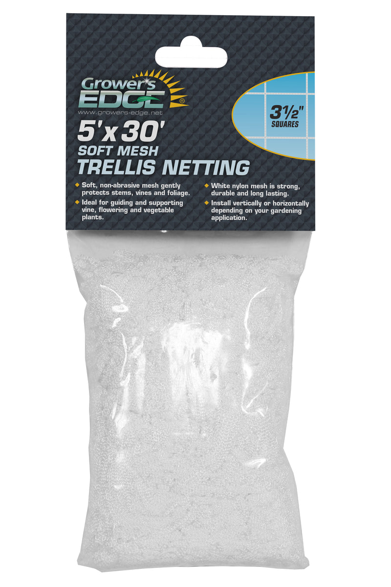 Grower's Edge Soft Mesh Trellis Netting 3.5'' Squares