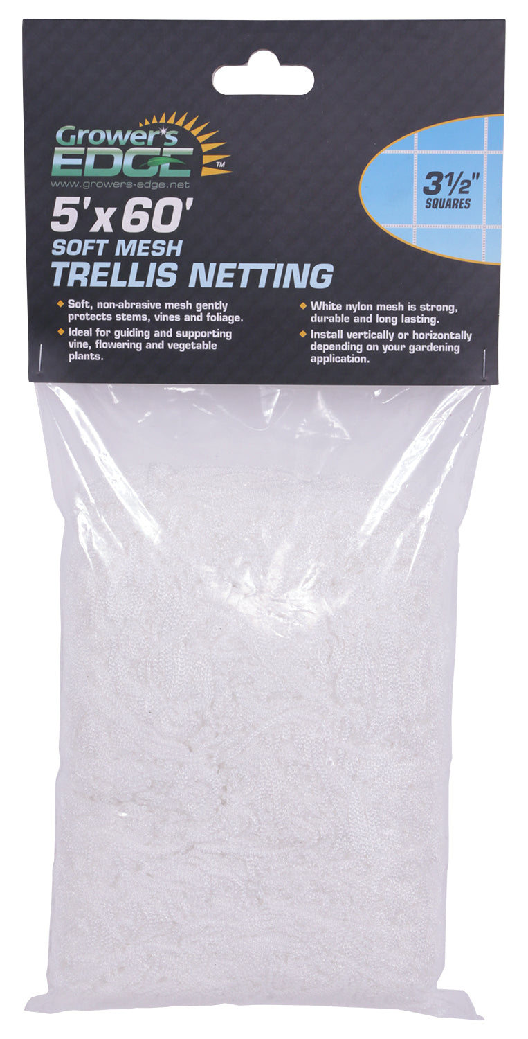 Grower's Edge Soft Mesh Trellis Netting 3.5'' Squares