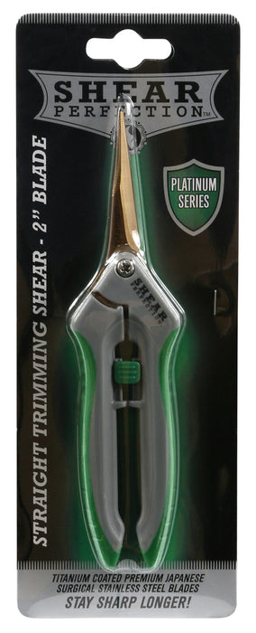 Shear Perfection Titanium Coated Trimming Shear - 2" Straight Blades