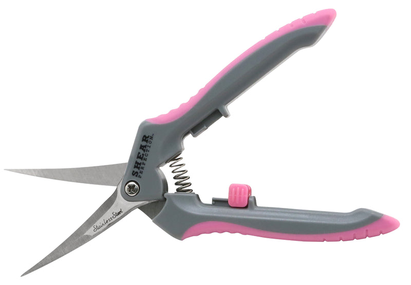 Shear Perfection Pink Stainless Trimming Shear - 2" Curved Blades