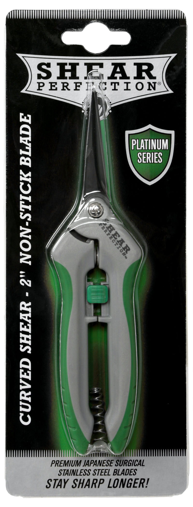 Shear Perfection Platinum Trimming Shear - 2" Curved Non Stick Blades