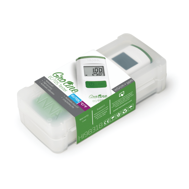 Hanna GroLine Waterproof EC/TDS Tester