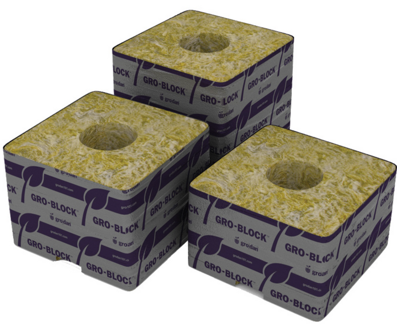 Grodan Delta 4 Gro-Blocks 3" x 3" x 2.5"