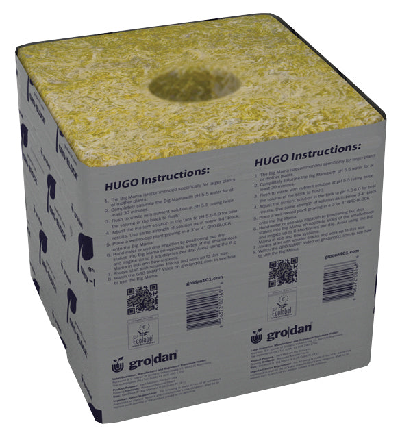 Grodan Delta Hugo Block 6''