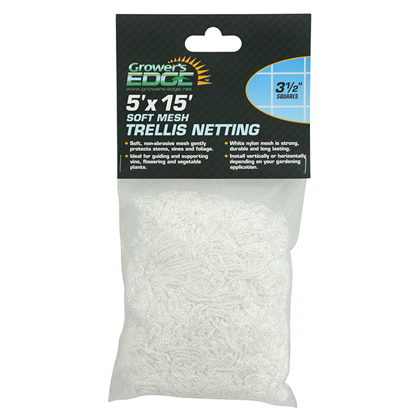 Grower's Edge Soft Mesh Trellis Netting 3.5'' Squares